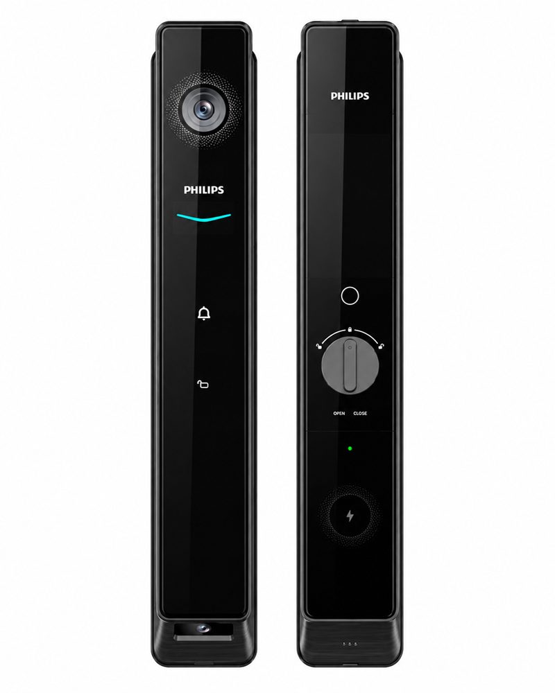 Khóa Philips DDL902-MVP-11HWS 3 Camera Face ID Mở Bằng Tĩnh Mạch Lòng Bàn Tay Dòng Cao Cấp Nhất Cửa Philips